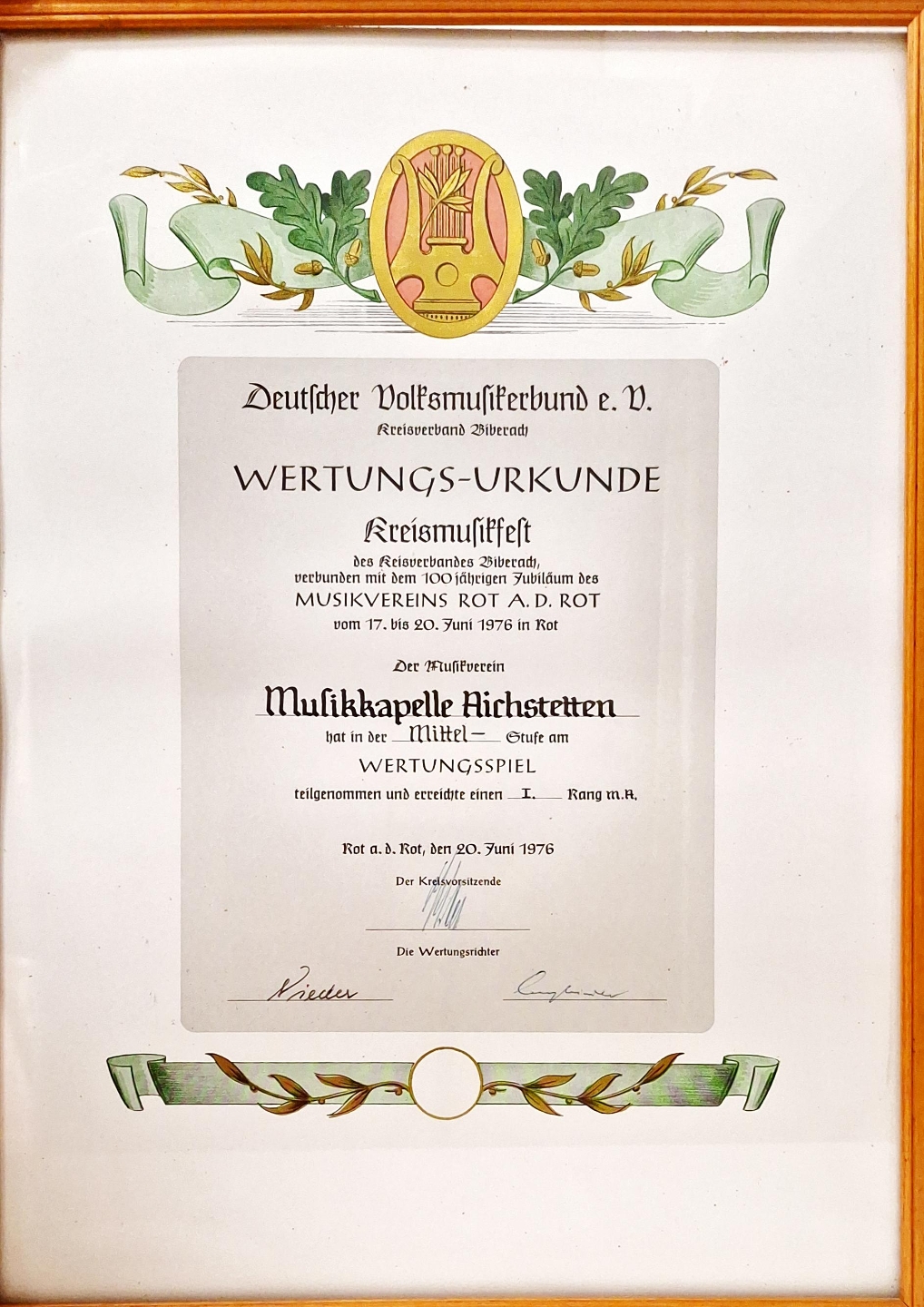 Rot an der Rot 1976